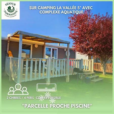Sejour Normandie - - Mobilhome Confort 2ch-4p Avec Clim - 5 Etoiles - 262 * Houlgate